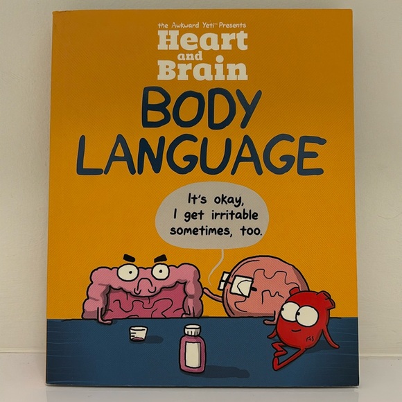 The Awkward Yeti Presents Heart And Brain BODY LANGUAGE  | softcover comi… - Picture 1 of 5